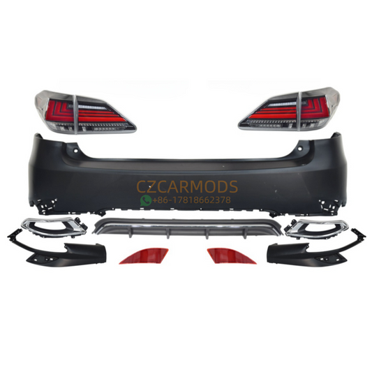 Car Body Kits for Lexus RX RX270 RX350 RX450h 2010-2015 upgrade to 2022 Style Rear Bumper Tail Lights