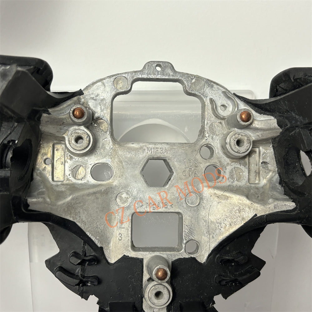 Customized Brand New Carbon Fiber Steering Wheel Auto Accessory With Red Center Strip For Ford Mustang 2010 2011 2012 2013 2014