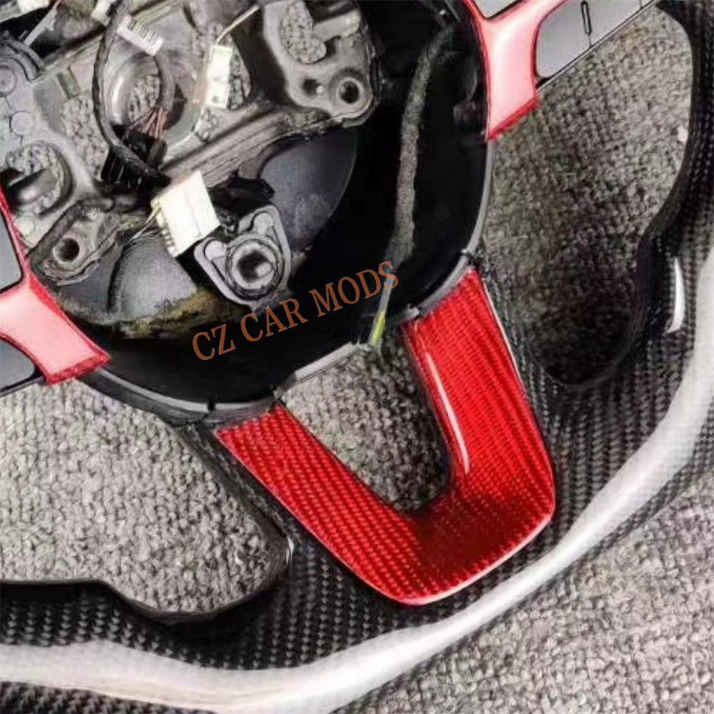 Customized Brand New Carbon Fiber Steering Wheel With Decor Cover Trim Auto Accessory For Jeep Grand Cherokee SRT 2014 2015 2016 2017 2018 2019 2020