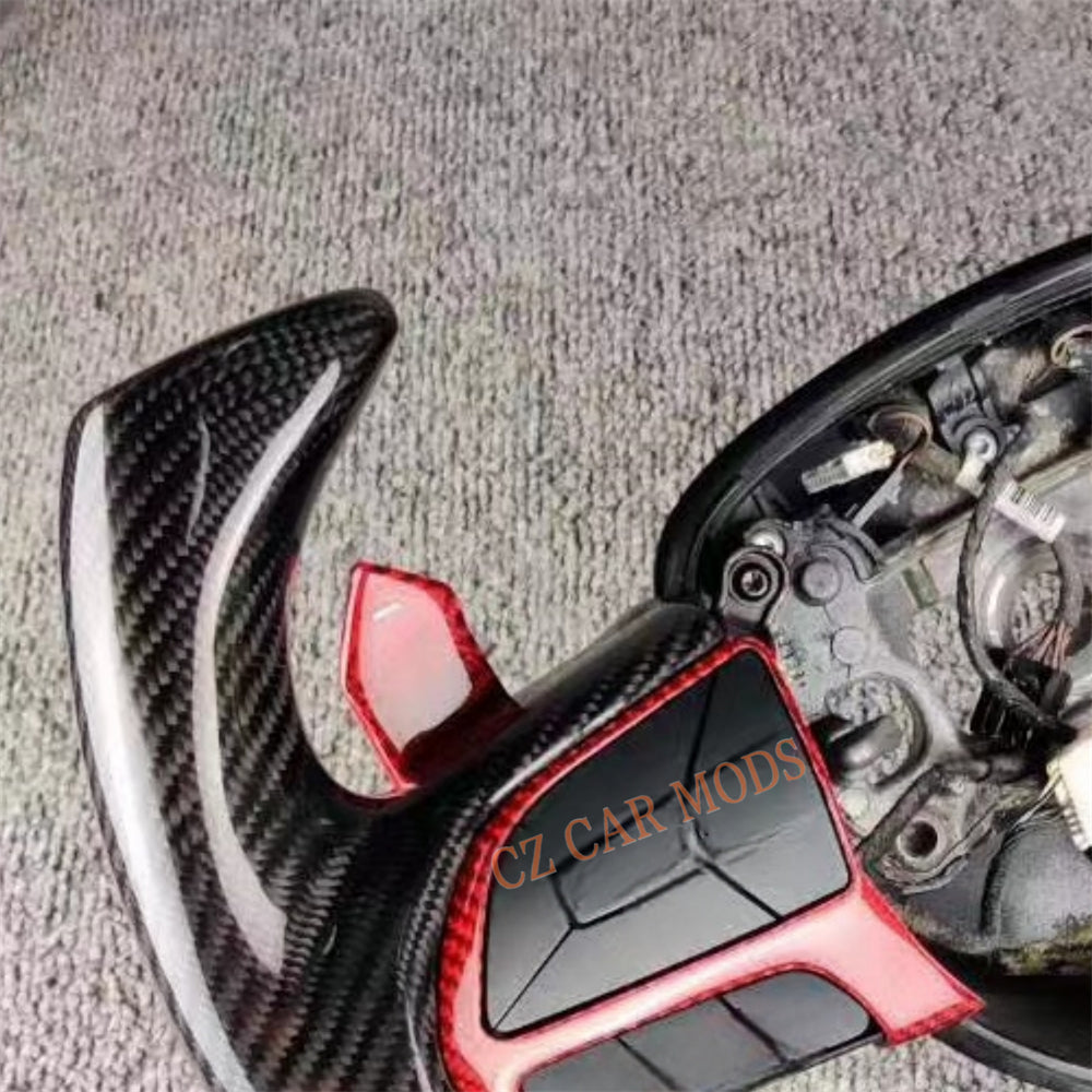 Customized Brand New Carbon Fiber Steering Wheel With Decor Cover Trim Auto Accessory For Jeep Grand Cherokee SRT 2014 2015 2016 2017 2018 2019 2020