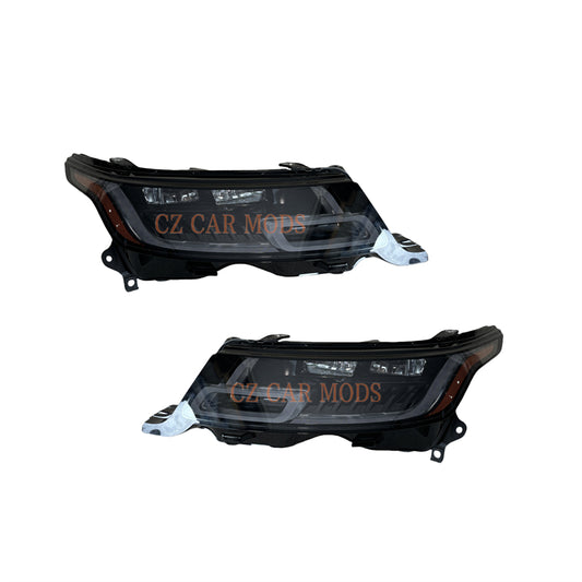 Wholesale 1 Pair LED Headlights For Range Rover Sport USA VERSION 2018 2019 2020 2021 2022 LED Headlight Replacement Headlamps Head Lights
