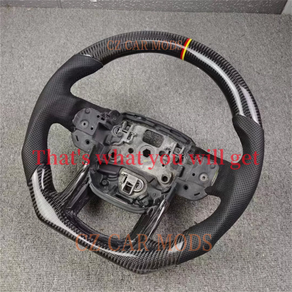 Custom Carbon Fiber Steering Wheel For 2014 2015 2016 2017 2018 2019 2020 2021 Range Rover Sport Auto Accessory ORIGINAL Steering Wheel Re-manufactured Customized Steering Wheel