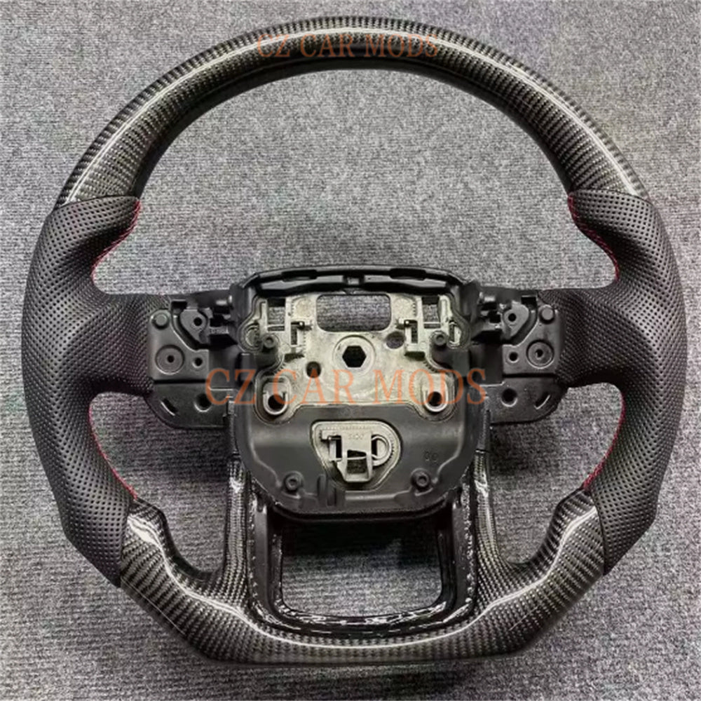 Custom Carbon Fiber Steering Wheel For Range Rover Sport 2014 2015 2016 2017 2018 2019 2020 2021 Auto Accessory ORIGINAL Steering Wheel Re-manufactured Customized Steering Wheel