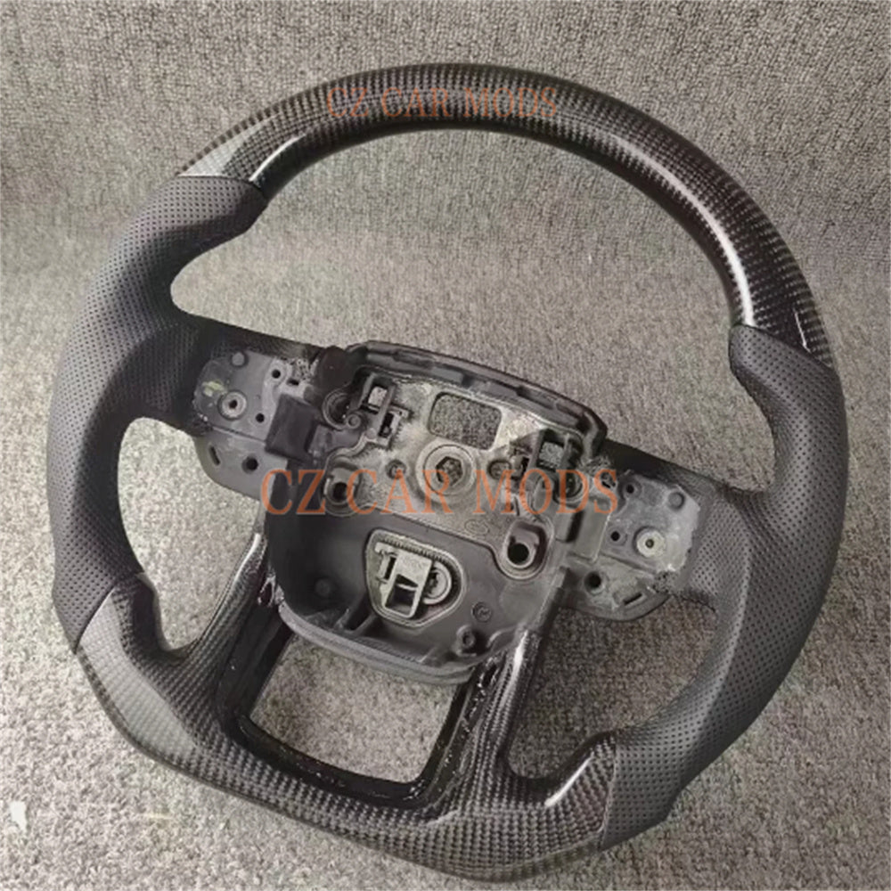 Custom Carbon Fiber Steering Wheel For Range Rover Sport 2014 2015 2016 2017 2018 2019 2020 2021 Auto Accessory ORIGINAL Steering Wheel Re-manufactured Customized Steering Wheel