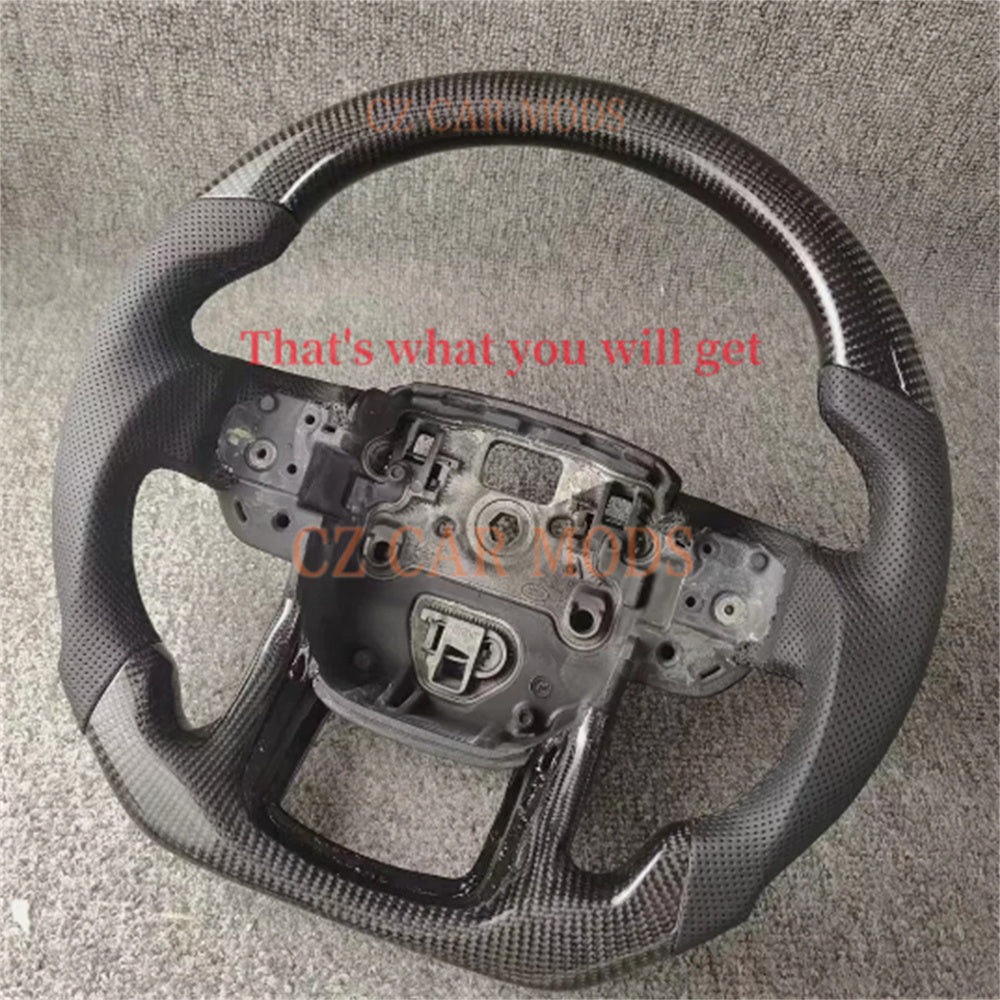 Custom Carbon Fiber Steering Wheel For Range Rover Sport 2014 2015 2016 2017 2018 2019 2020 2021 Auto Accessory ORIGINAL Steering Wheel Re-manufactured Customized Steering Wheel