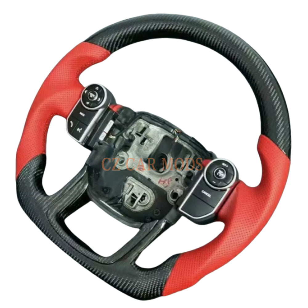 Custom Carbon Fiber Steering Wheel For Range Rover Sport 2015 2016 2017 2018 2019 2020 2021 Auto Accessory ORIGINAL Steering Wheel Re-manufactured Customized Steering Wheel
