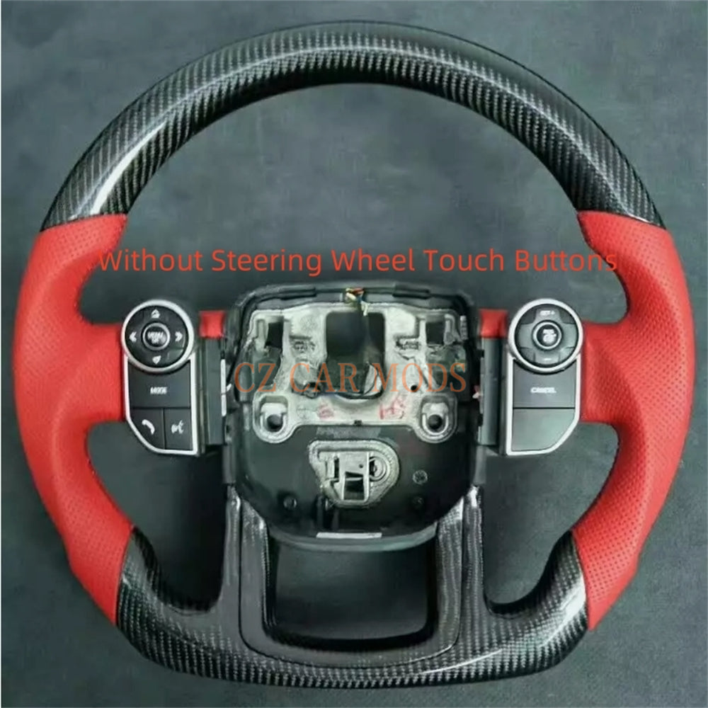 Custom Carbon Fiber Steering Wheel For Range Rover Sport 2015 2016 2017 2018 2019 2020 2021 Auto Accessory ORIGINAL Steering Wheel Re-manufactured Customized Steering Wheel