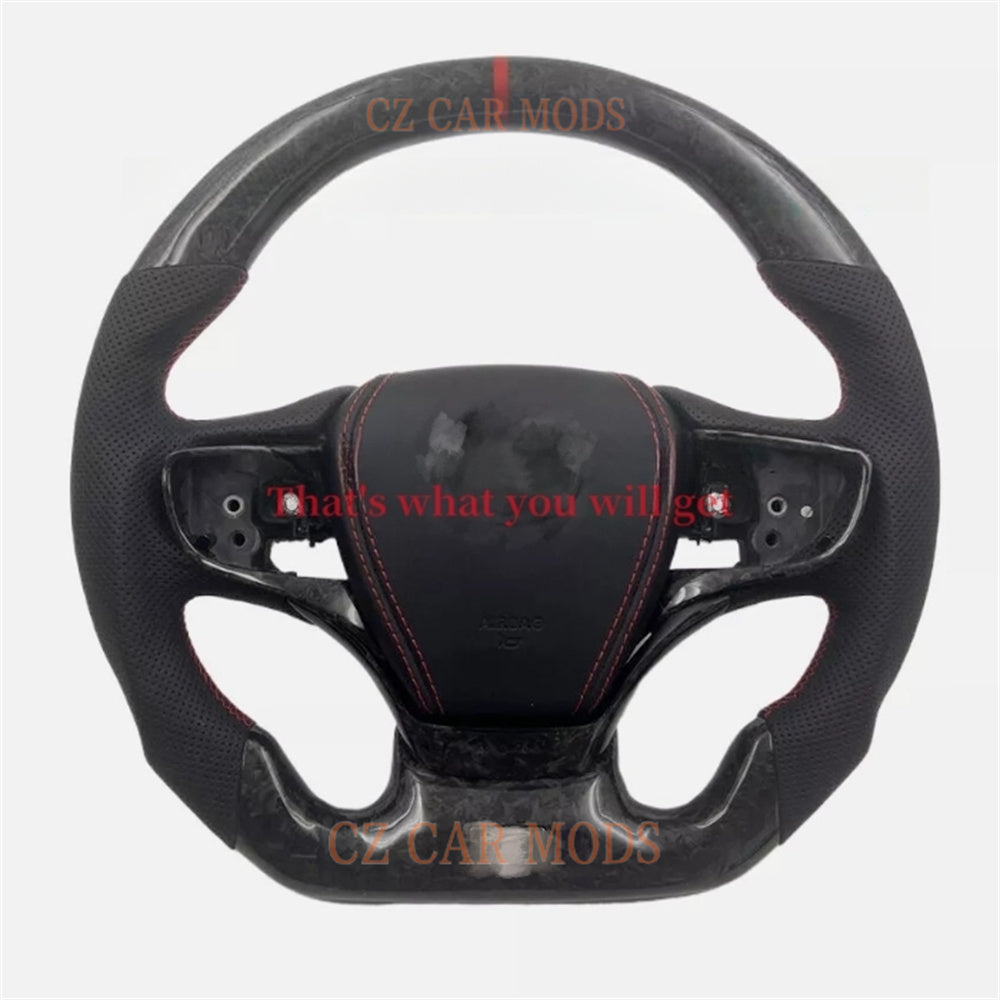 Custom Carbon Fiber Steering Wheel Auto Accessory Original Steering Wheel For 2019 2020 2021 2022 2023 2024 LEXUS ES250 ES300h ES350 UX UX200 UX250h Re-manufactured Steering Wheel
