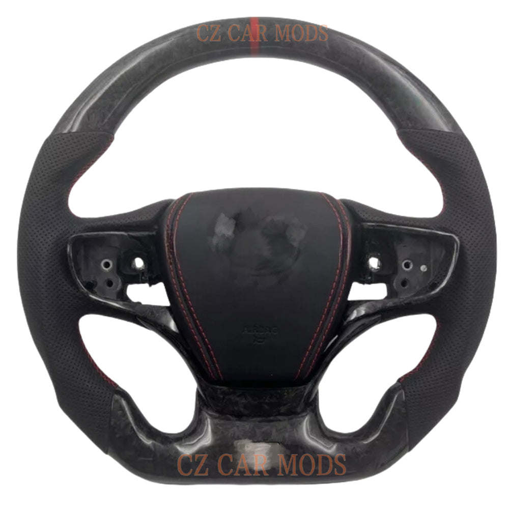 Custom Carbon Fiber Steering Wheel Auto Accessory Original Steering Wheel For 2019 2020 2021 2022 2023 2024 LEXUS ES250 ES300h ES350 UX UX200 UX250h Re-manufactured Steering Wheel