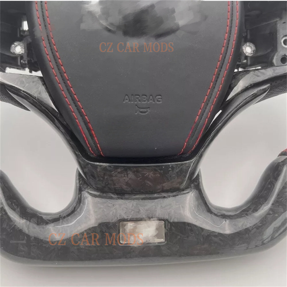 Custom Carbon Fiber Steering Wheel Auto Accessory Original Steering Wheel For 2019 2020 2021 2022 2023 2024 LEXUS ES250 ES300h ES350 UX UX200 UX250h Re-manufactured Steering Wheel