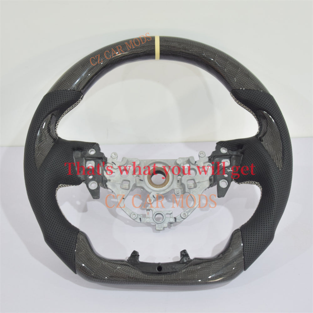Custom Carbon Fiber Steering Wheel For 2024 Toyota Camry Auto Accessory Original Steering Wheel Re-manufactured Steering Wheel