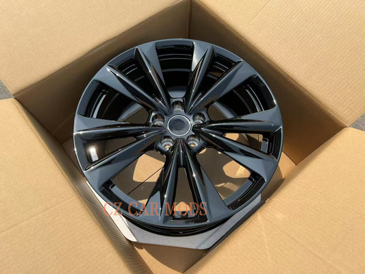 4 pieces 19 inch sport edition with shiny black wheels for 2025 Lexus ESelectroplated wheel hub Forged Alloy Wheel Rim install kit