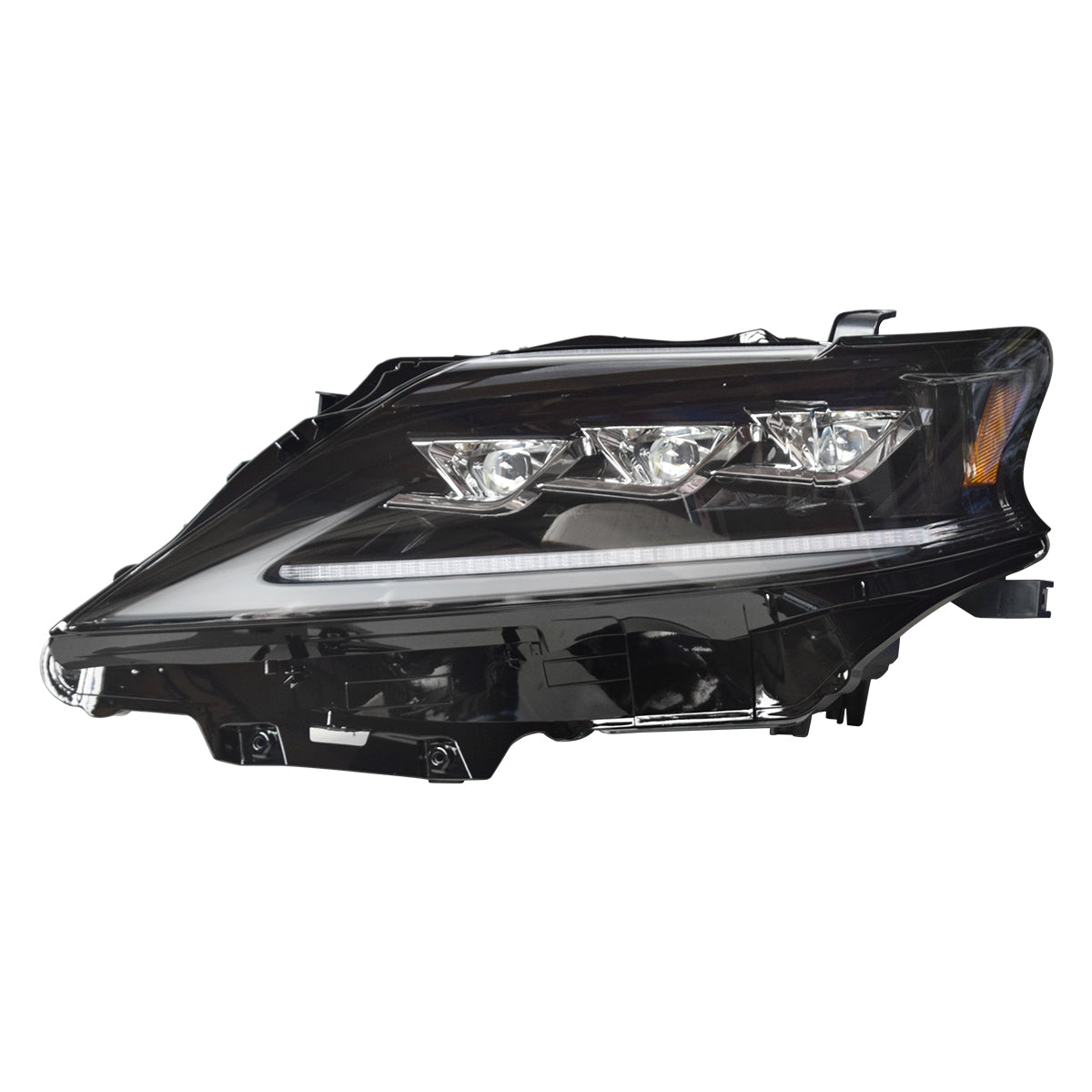Car Body Kits for Lexus RX RX270 RX350 RX450h 2010-2015 upgrade to 2021 Style Front Rear Bumper Triple LED Headlight Tail Light