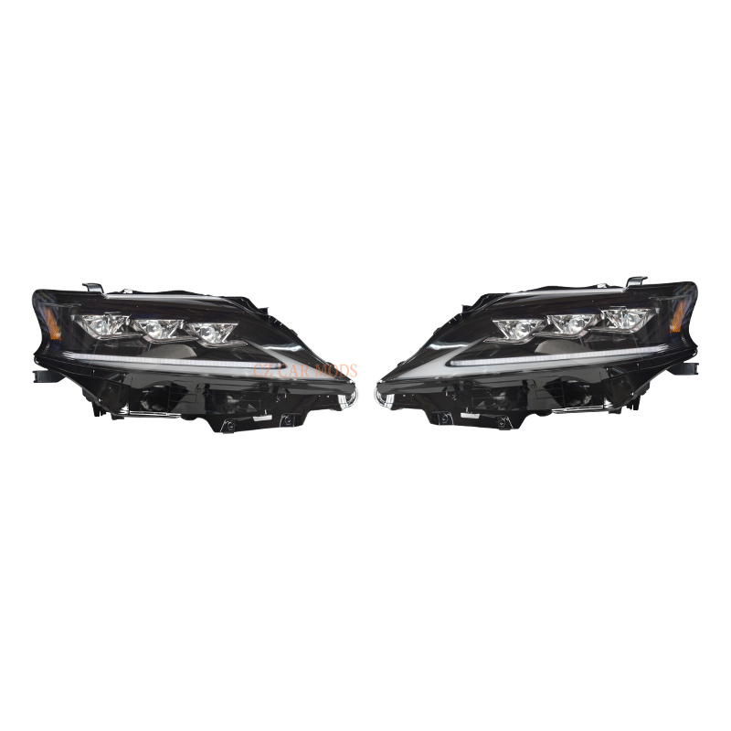 Original Triple Beam LED headlights for 2009 2010 2011 2012 2013 2014 2015 LEXUS RX Car Headlight Replacement