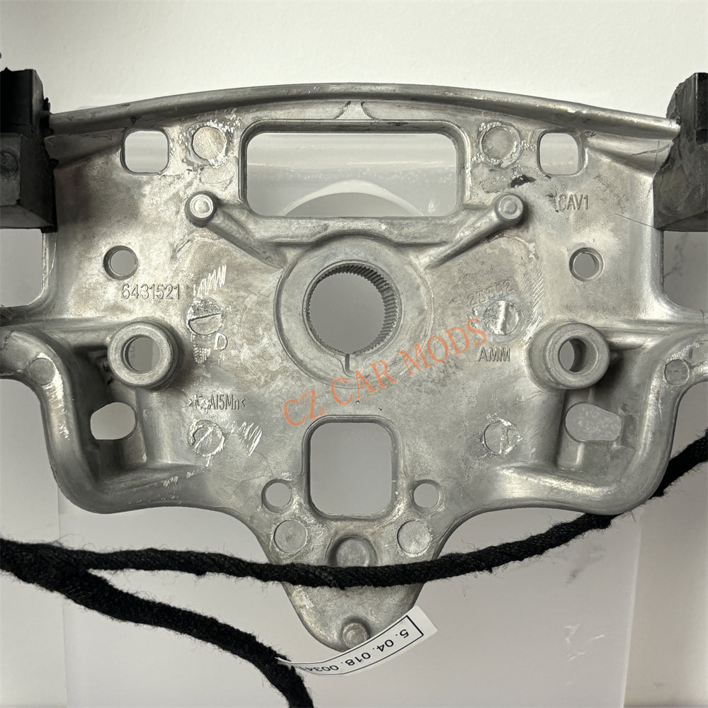 Customized Brand New Perforated Leather Black Carbon Fiber Steering Wheel Auto Accessory For Chevrolet Silverado 2022 2023 2024