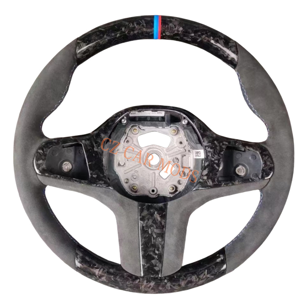 Custom Forged Carbon Fiber Steering Wheel Auto Accessory Steering Wheel For BMW M8 2018 2019 2020 2021 2022 Re-manufactured