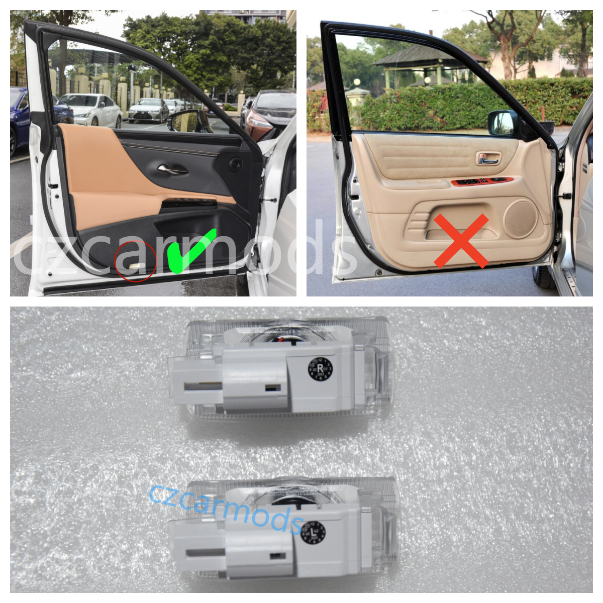 2pcs/4pcs Car Door Welcome Light Door Laser Logo Light LED for LEXUS ES IS GX RX GS LS LX RC UX