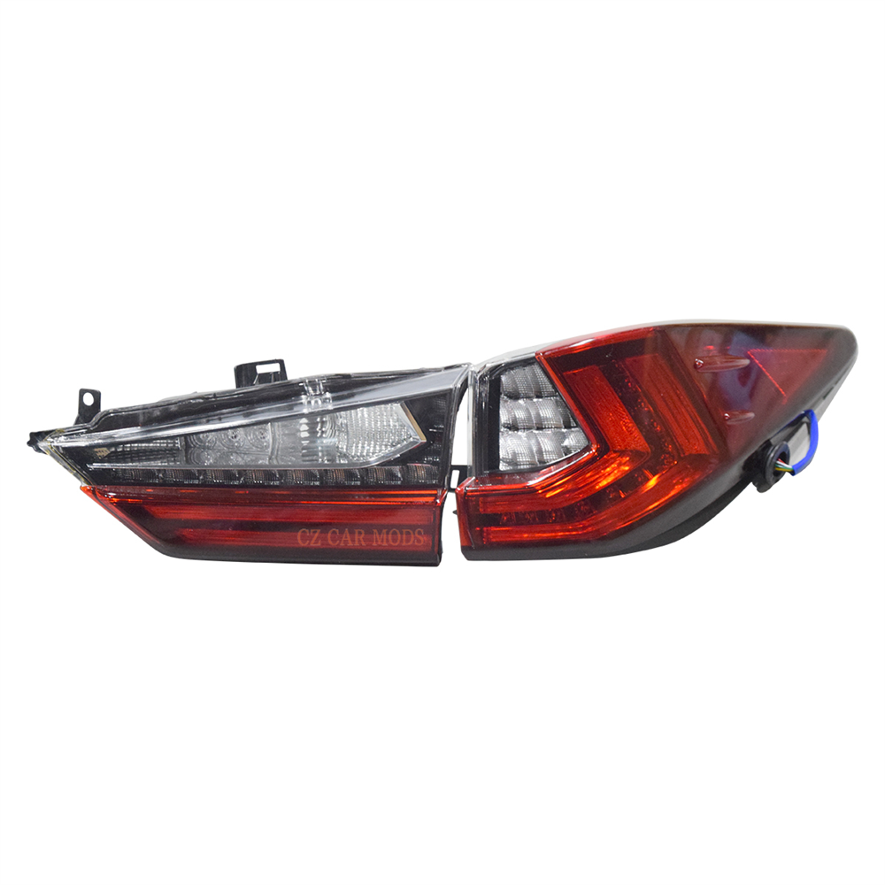 A Pari Tail Light Rear Lamps LED For 2016 2017 2018 2019 Lexus RX Red Lens