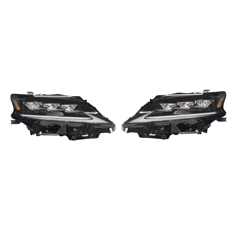 Car Body Kits for Lexus RX RX270 RX350 RX450h 2010-2015 upgrade to 2022 Style Front Rear Bumper Triple LED Headlight Tail Lights