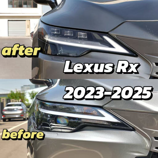 Original Triple Beam LED headlights for 2023 2024 2025 LEXUS RX Car Headlight Replacement