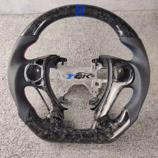 For Honda Accord 9th gen 2013 2014 2015 2016 2017 Carbon Fiber Steering Wheel Blue stitching