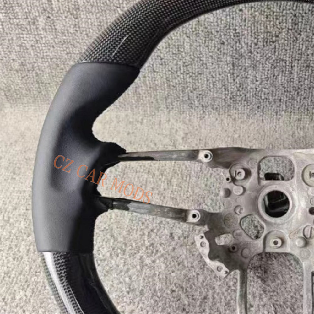 Custom Brand New Real Carbon Fiber Steering Wheel Fit For Porsche 718 2016 2017 2018 2019 2020 2021 Auto Accessory With Heated