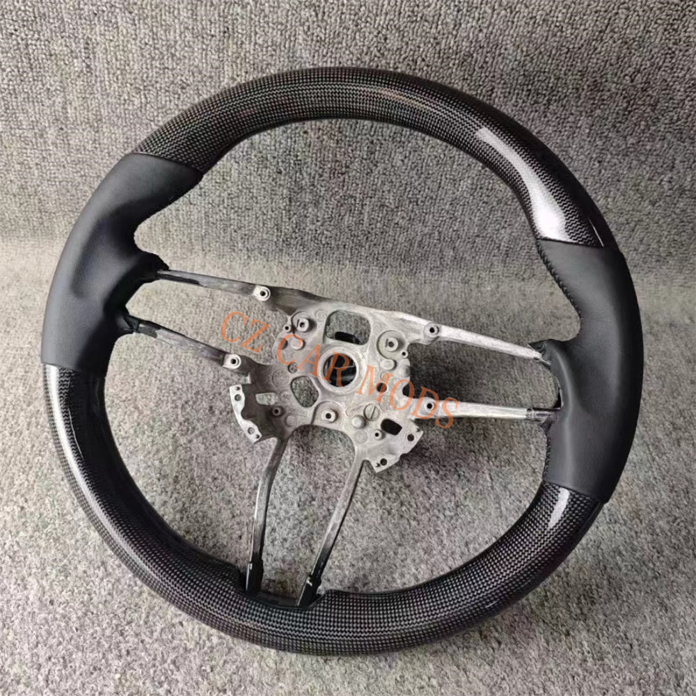 Custom Brand New Real Carbon Fiber Steering Wheel Fit For Porsche 718 2016 2017 2018 2019 2020 2021 Auto Accessory With Heated