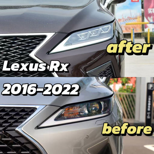 Original Quad Beam LED headlights for 2016 2017 2018 2019 2020 2021 2022 LEXUS RX Car Headlight Replacement