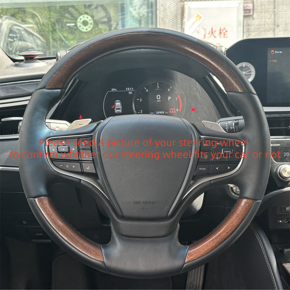 Forged Carbon Fiber Brand New Perforated Leather Steering Wheel Auto Accessory Fit For Chrysler Dodge Charger 2015 2016 2017 2018 2019 2020