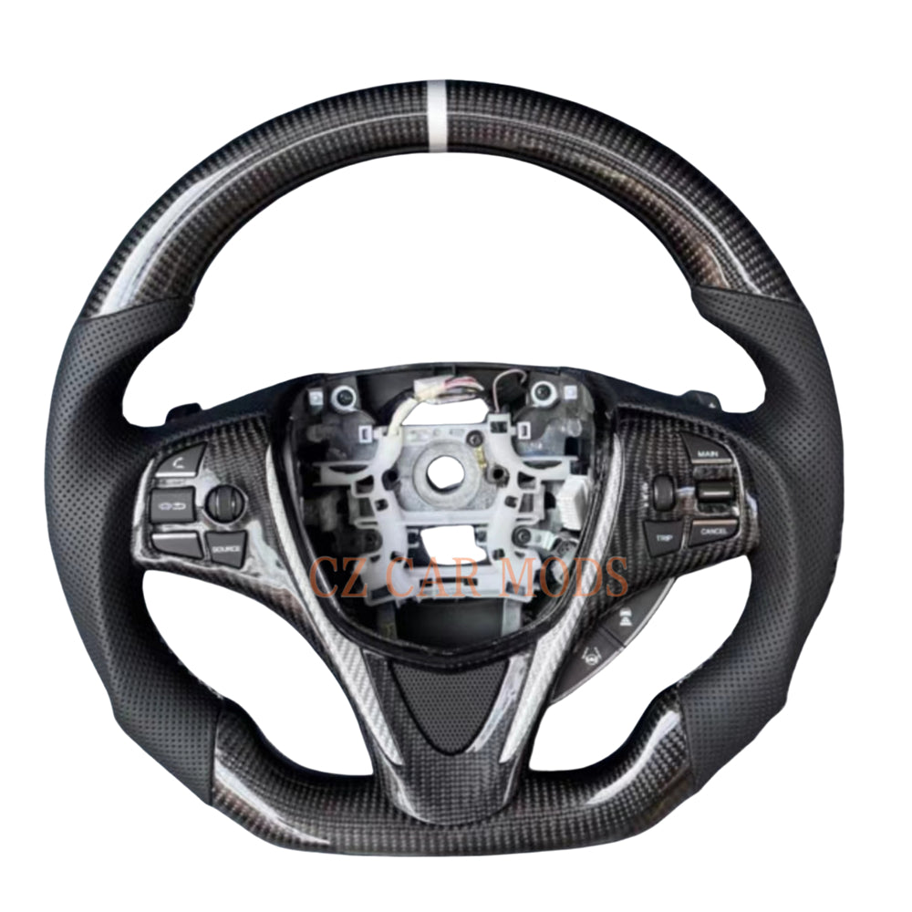 Customized Carbon Fiber Steering Wheel Auto Accessory Original Steering Wheel Re-manufactured For Honda Acura TLX 2015 2016 2017 2018 2019 2020