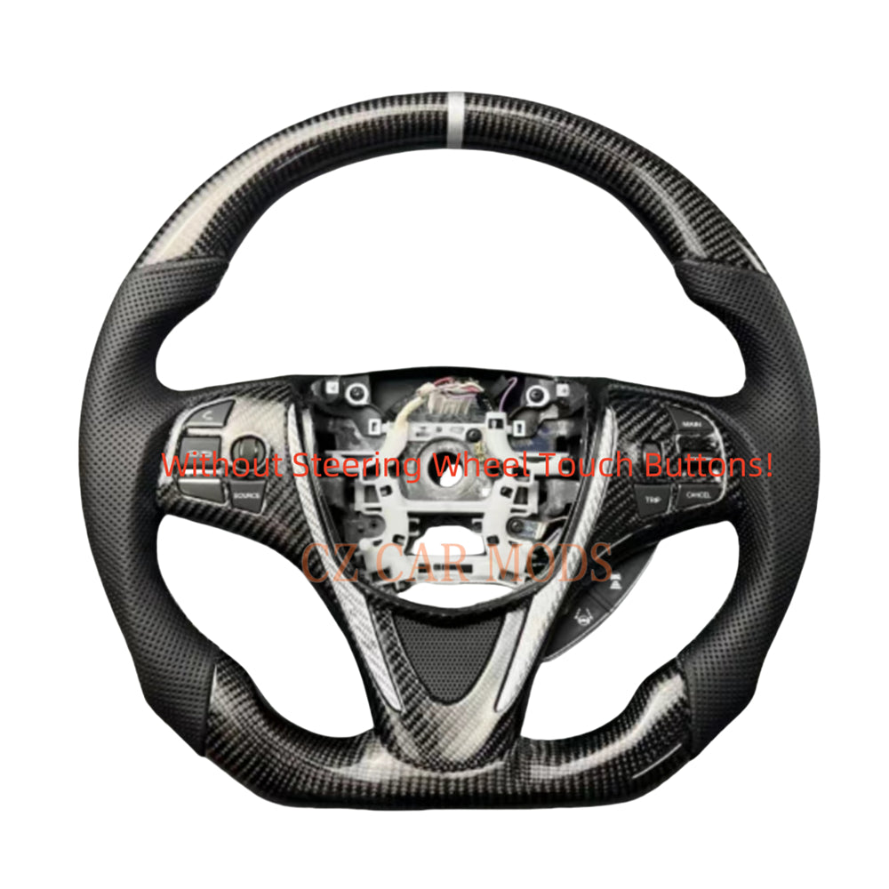 Customized Carbon Fiber Steering Wheel Auto Accessory Original Steering Wheel Re-manufactured For Honda Acura TLX 2015 2016 2017 2018 2019 2020