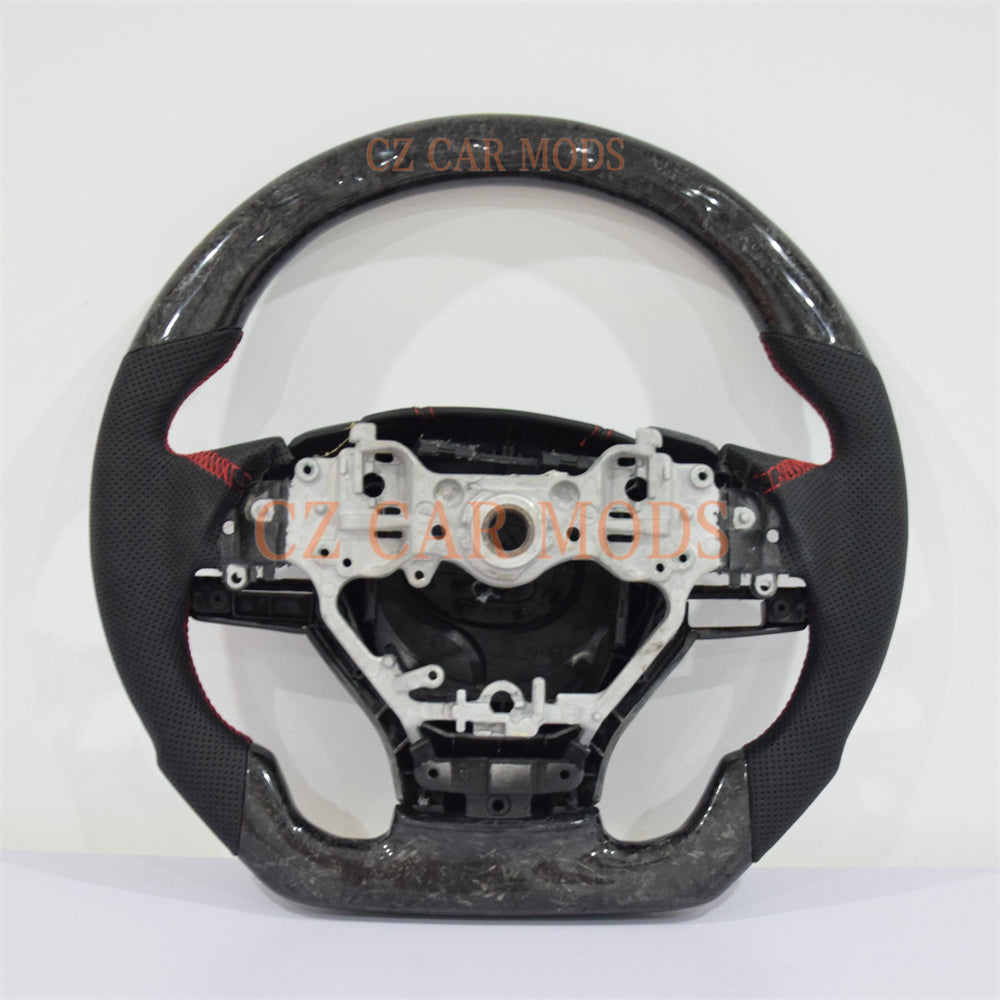 Custom Real Carbon Fiber Steering Wheel Auto Accessory Original Steering Wheel For 2016-2022 Lexus RX 2015 2016 2017 Lexus ES 2016-2021 Lexus LX 2018 2019 2020 2021 2022 Lexus GX 2016 2017 2018 2019 Lexus GS Re-manufactured Steering Wheel