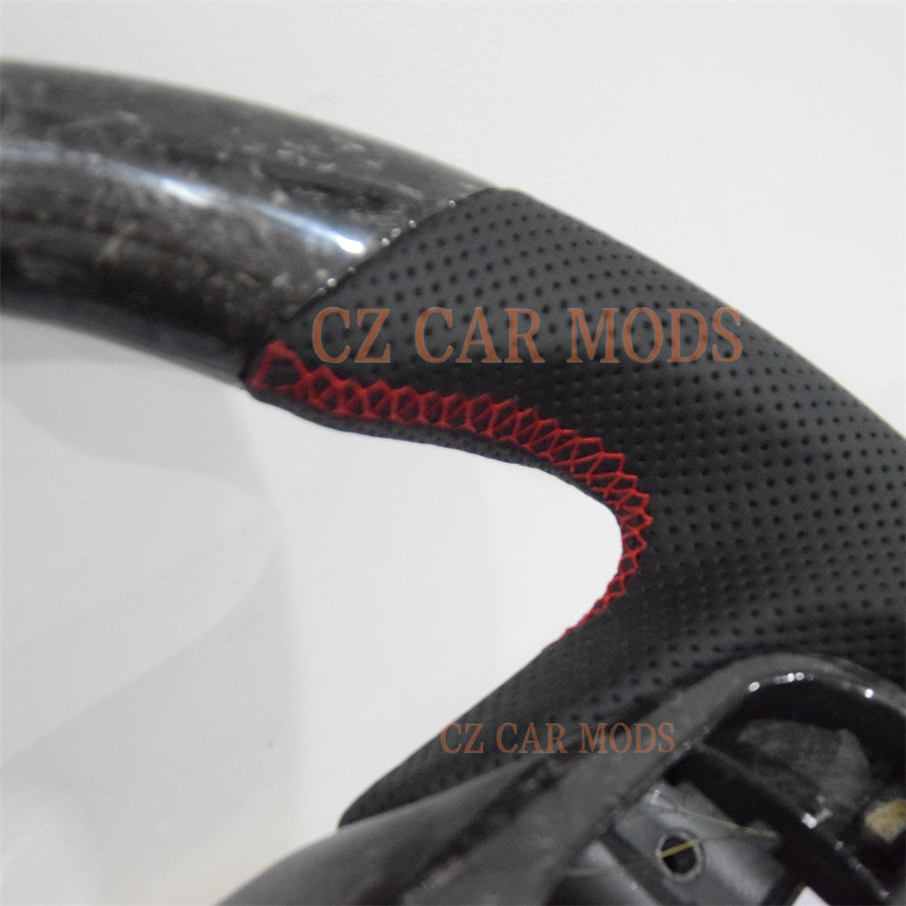 Custom Real Carbon Fiber Steering Wheel Auto Accessory Original Steering Wheel For 2016-2022 Lexus RX 2015 2016 2017 Lexus ES 2016-2021 Lexus LX 2018 2019 2020 2021 2022 Lexus GX 2016 2017 2018 2019 Lexus GS Re-manufactured Steering Wheel