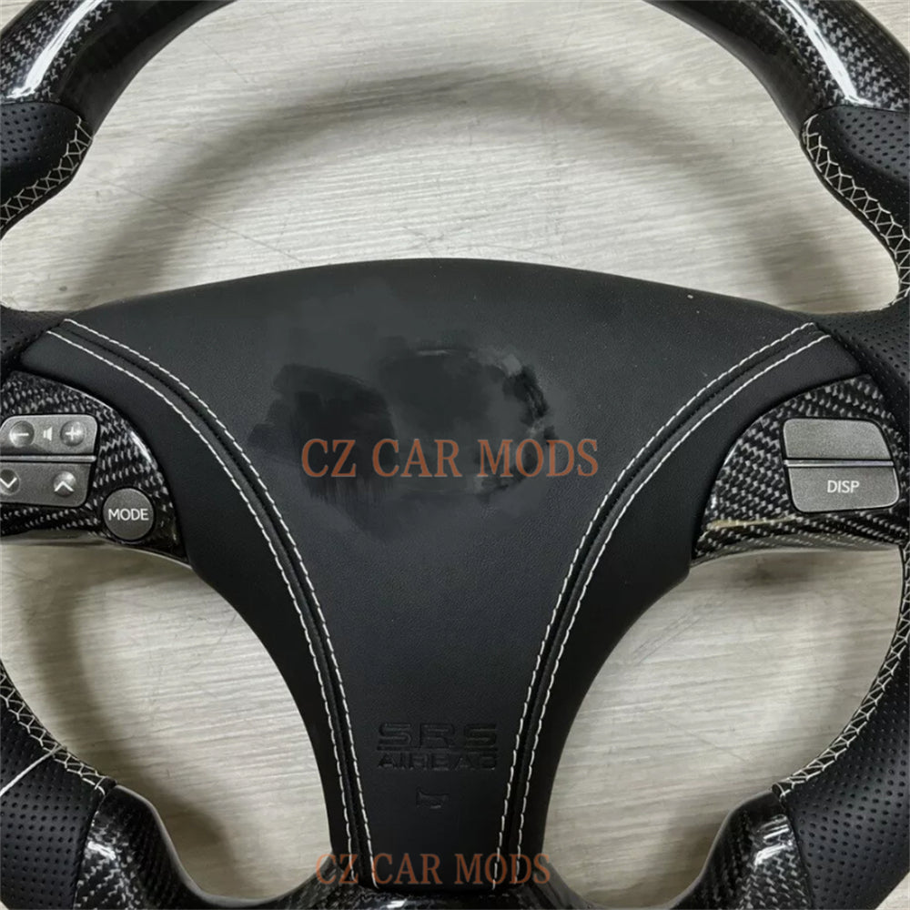 Custom Carbon Fiber Steering Wheel Auto Accessory Original Steering Wheel LEXUS 2007-2012 ES ES350 2006-2011 GS GS350 450h Re-manufactured Steering Wheel