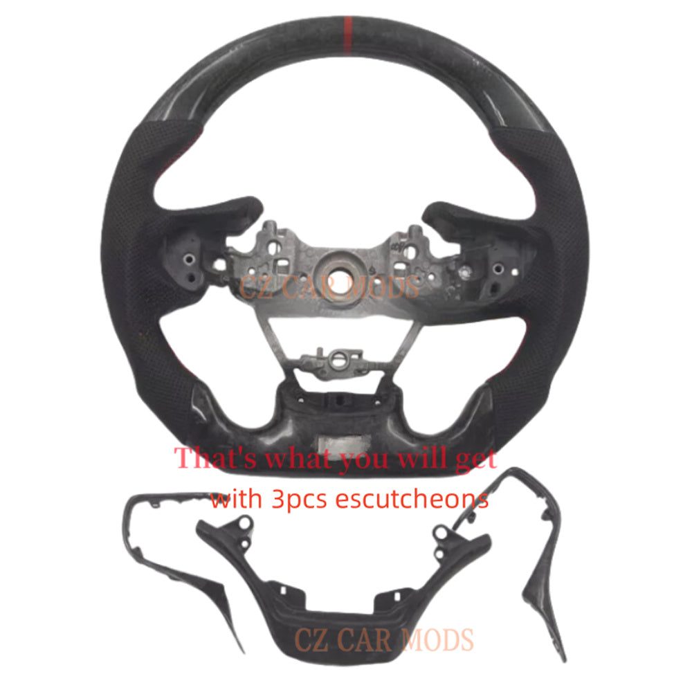 Custom Carbon Fiber Steering Wheel Auto Accessory Original Steering Wheel For LEXUS 2018-2024 LS 2019-2024 UX 2019-2024 ES Re-manufactured Steering Wheel