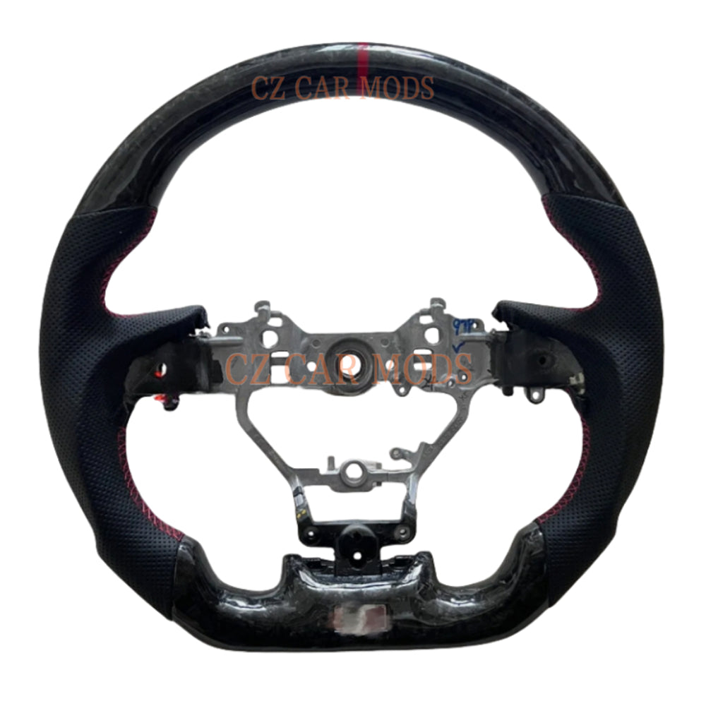 Custom Real Carbon Fiber Steering Wheel Auto Accessory Original Steering Wheel For LEXUS 2016-2018 ES 2016-2022 RX 2016-2021 LX 2016-2020 GS 2020-2023 GX Re-manufactured Steering Wheel