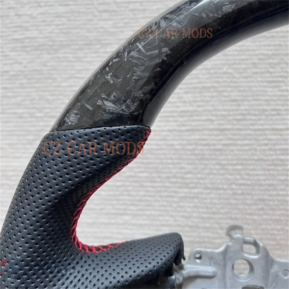 Custom Real Carbon Fiber Steering Wheel Auto Accessory Original Steering Wheel For LEXUS 2016-2018 ES 2016-2022 RX 2016-2021 LX 2016-2020 GS 2020-2023 GX Re-manufactured Steering Wheel