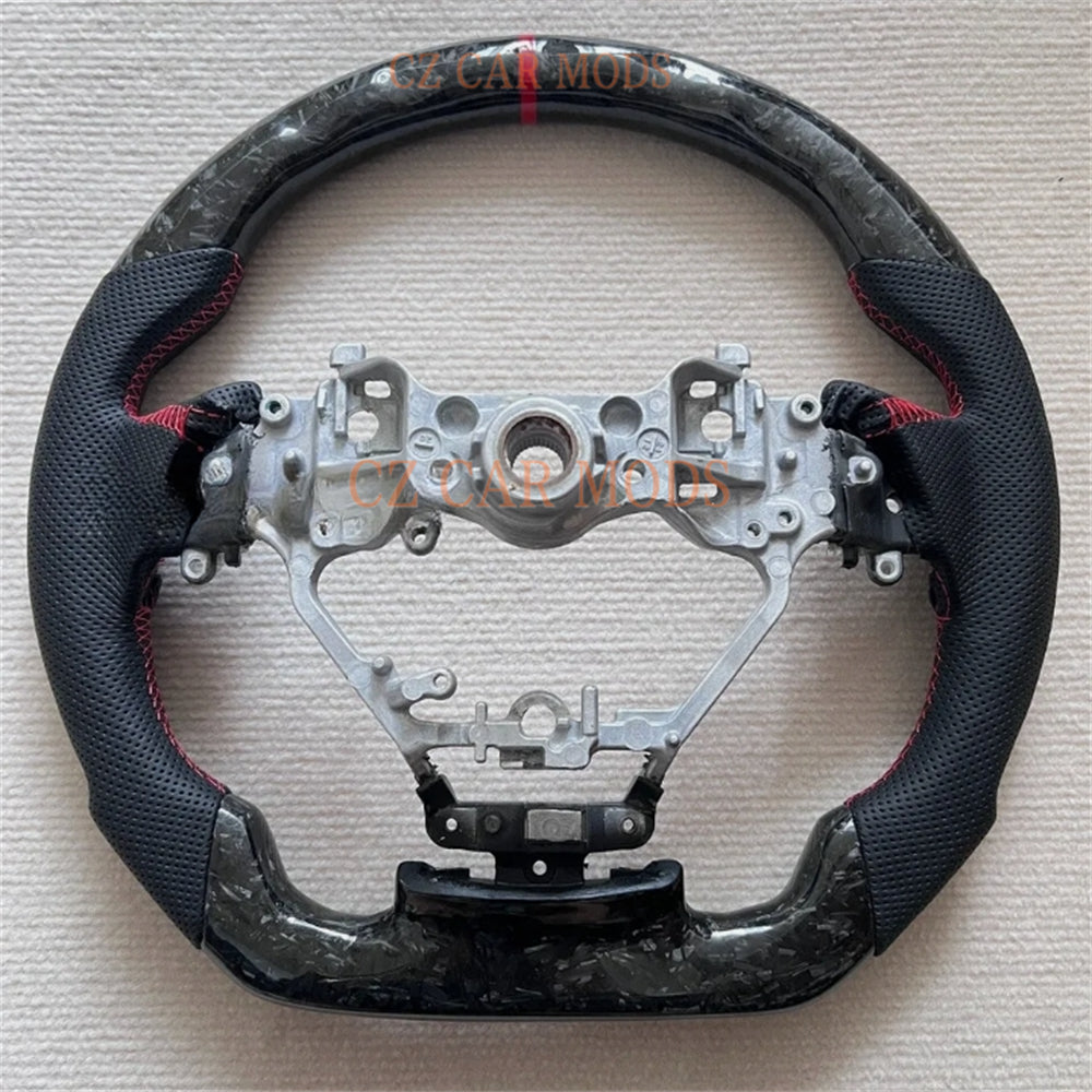 Custom Real Carbon Fiber Steering Wheel Auto Accessory Original Steering Wheel For LEXUS 2016-2018 ES 2016-2022 RX 2016-2021 LX 2016-2020 GS 2020-2023 GX Re-manufactured Steering Wheel