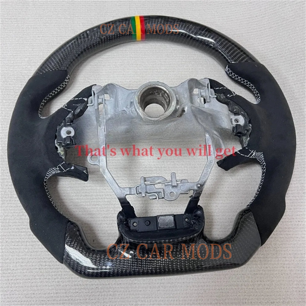 Custom Carbon Fiber Steering Wheel Auto Accessory Original Steering Wheel For LEXUS LS 2018 2019 2020 2021 2022 2023 Re-manufactured Steering Wheel