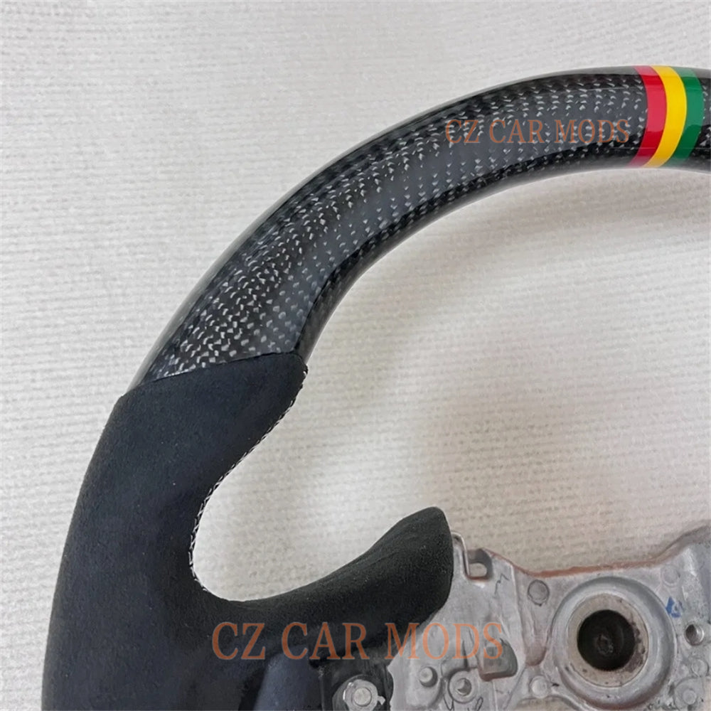 Custom Carbon Fiber Steering Wheel Auto Accessory Original Steering Wheel For LEXUS LS 2018 2019 2020 2021 2022 2023 Re-manufactured Steering Wheel