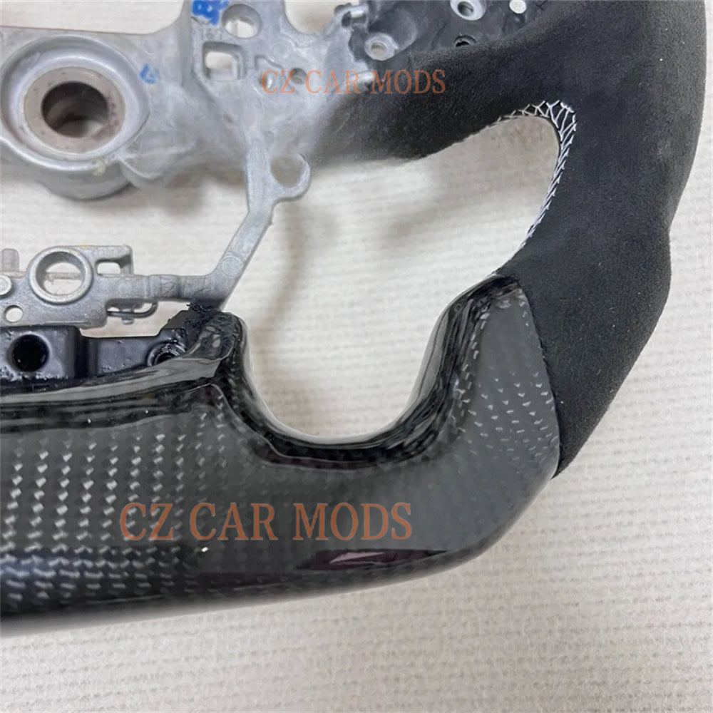 Custom Carbon Fiber Steering Wheel Auto Accessory Original Steering Wheel For LEXUS LS 2018 2019 2020 2021 2022 2023 Re-manufactured Steering Wheel