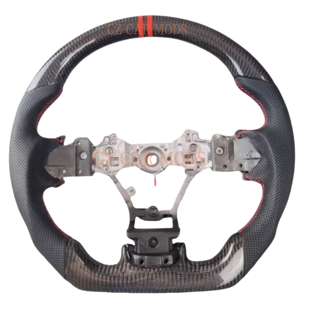 Custom Carbon Fiber Steering Wheel For SUBARU XV Crosstrek Forester Auto Accessory ORIGINAL Steering Wheel Re-manufactured Customized Steering Wheel