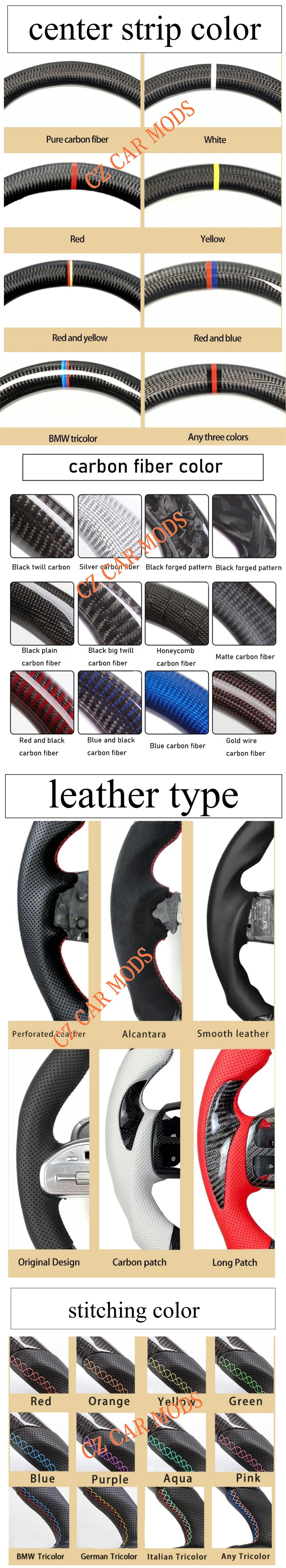 Forged Carbon Fiber Brand New Perforated Leather Steering Wheel Auto Accessory Fit For Chrysler Dodge Charger 2015 2016 2017 2018 2019 2020