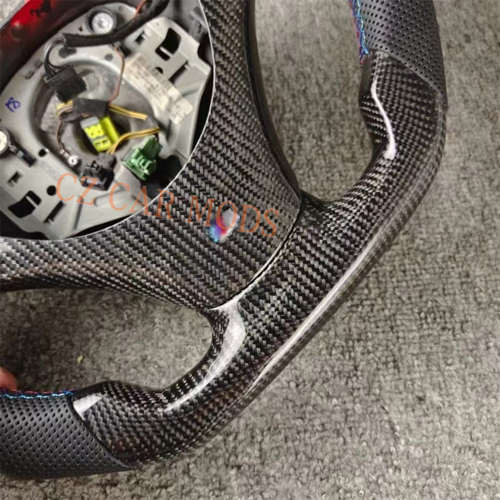 Customized Carbon Fiber Steering Wheel Auto Accessory Original Steering Wheel Re-manufactured For BMW 3 Series E90 E92 E82 E87 328i 2007 2008 2009 2010 2011 2012 2013