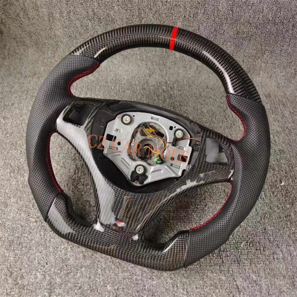 Customized Carbon Fiber Steering Wheel For BMW 3 Series E90 E92 E82 E87 328i 2007 2008 2009 2010 2011 2012 2013 Auto Accessory Original Steering Wheel Re-manufactured Steering Wheel