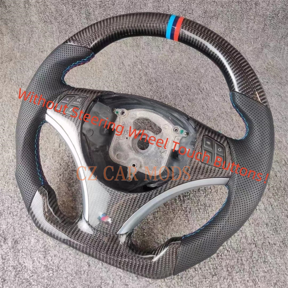Customized Carbon Fiber Steering Wheel For BMW 3 Series E90 E92 E82 E87 328i 2007 2008 2009 2010 2011 2012 2013 Auto Accessory Original Steering Wheel Re-manufactured Steering Wheel