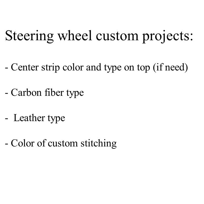 Custom Carbon Fiber Steering Wheel For 2024 Toyota Camry Auto Accessory Original Steering Wheel Re-manufactured Steering Wheel