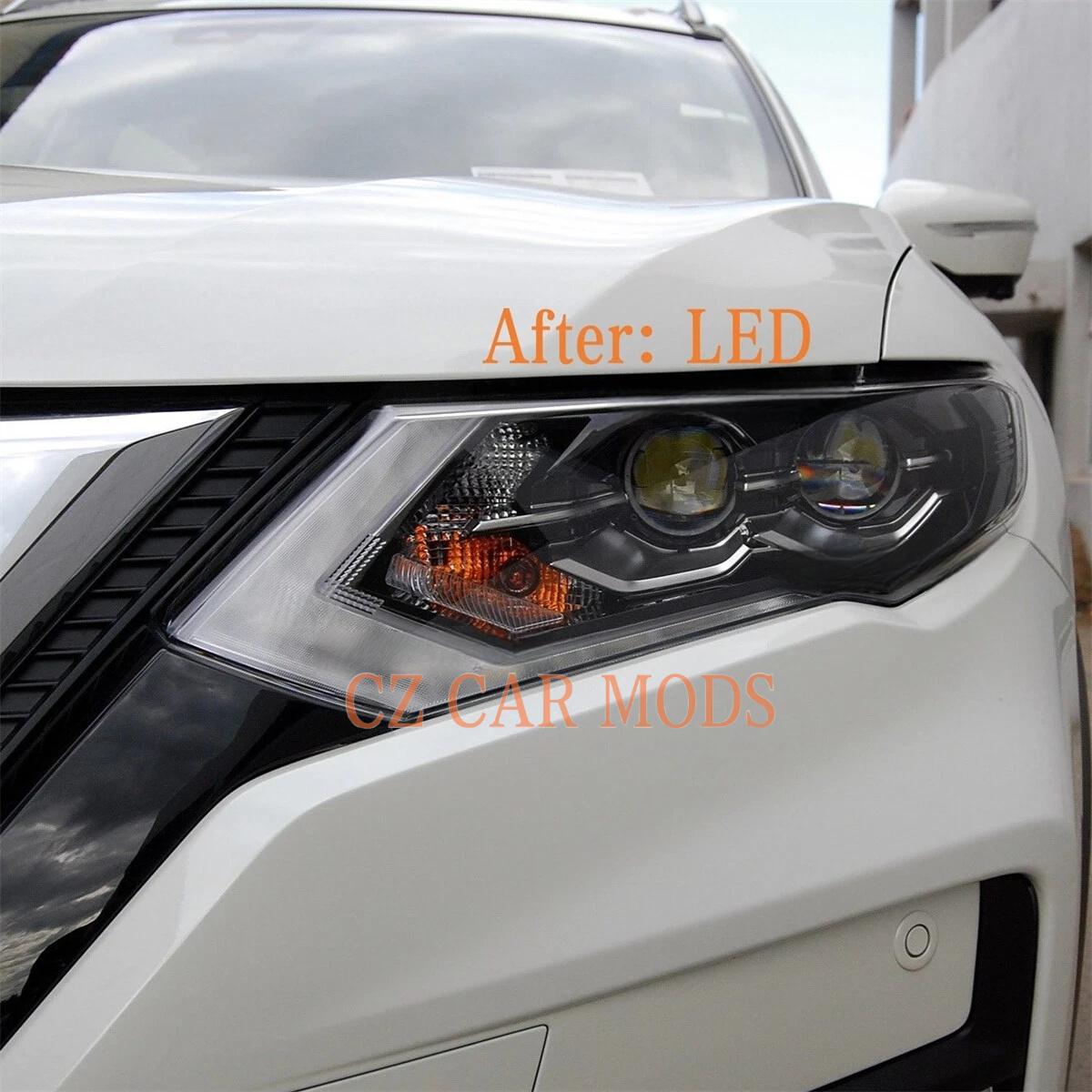 Adapter Wire Harness For 2017 2018 2019 2020 Nissan Rogue Headlight Modify Halogen to LED