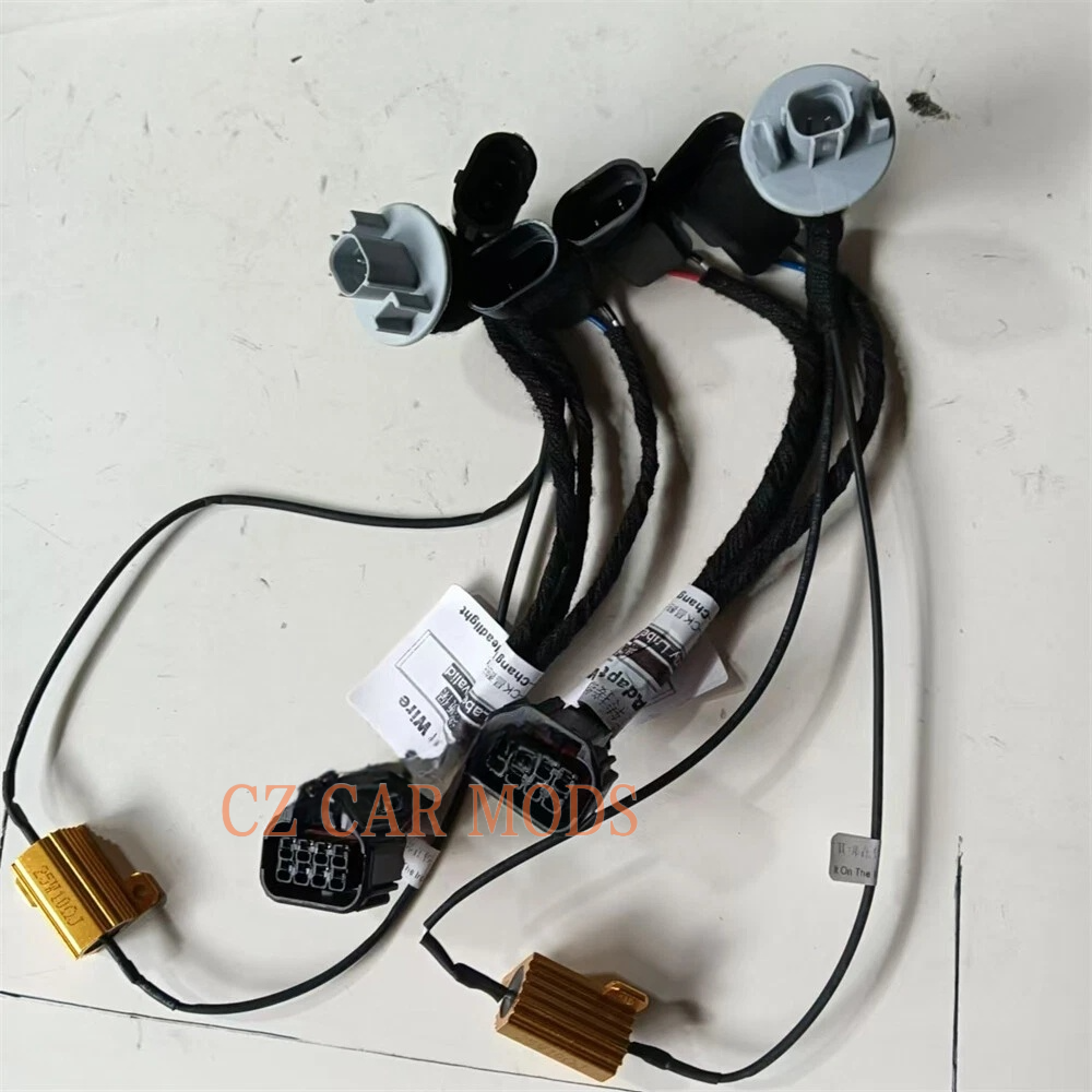 Headlight Halogen to LED Adapter Wiring Harness For 2016 2017 2018 2019 2020 Honda Civic 10th