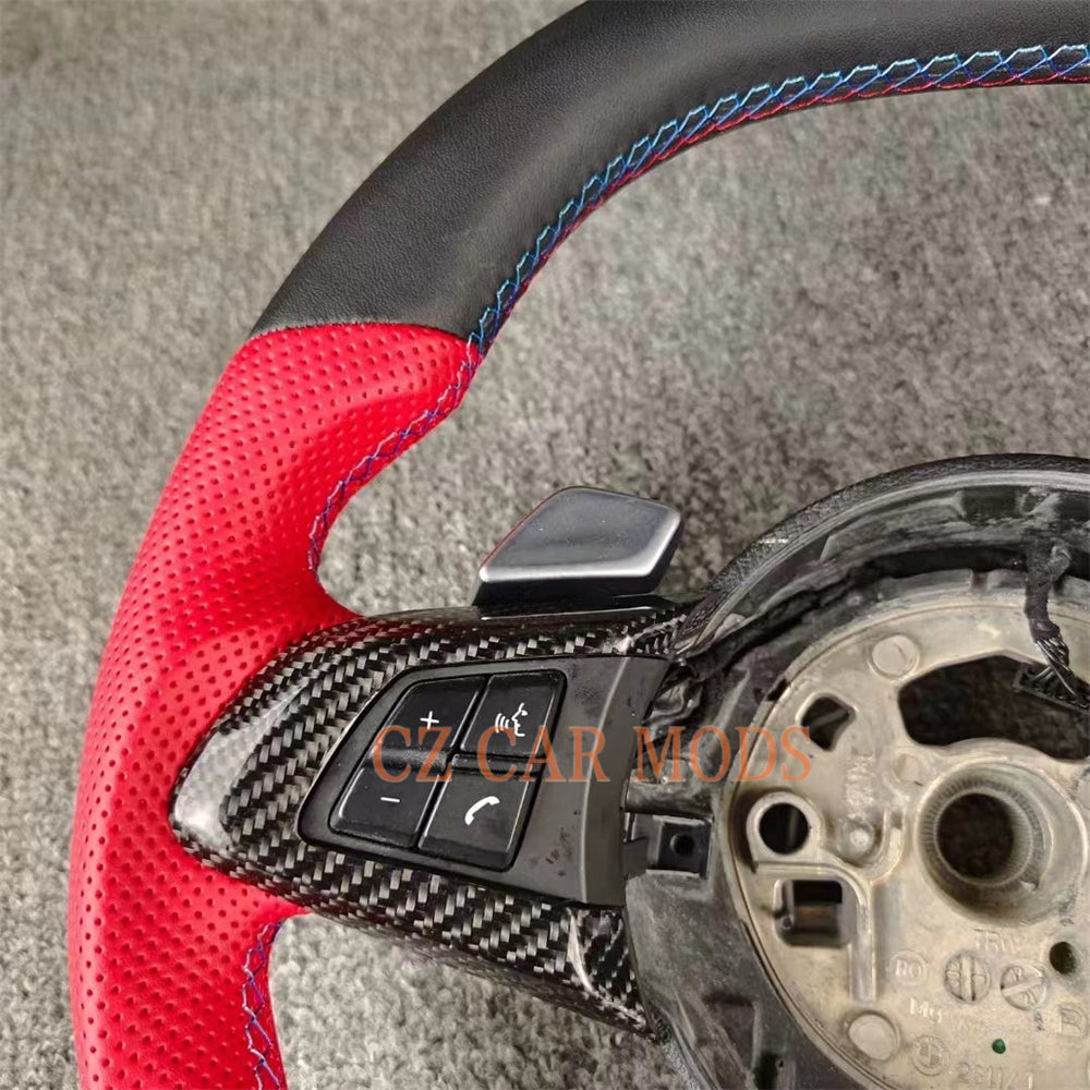 Customized Real Carbon Fiber Steering Wheel For 2009 2010 2011 2012 2013 2014 2015 2016 BMW Z4 E86 Auto Accessory Original Steering Wheel Remanufactured